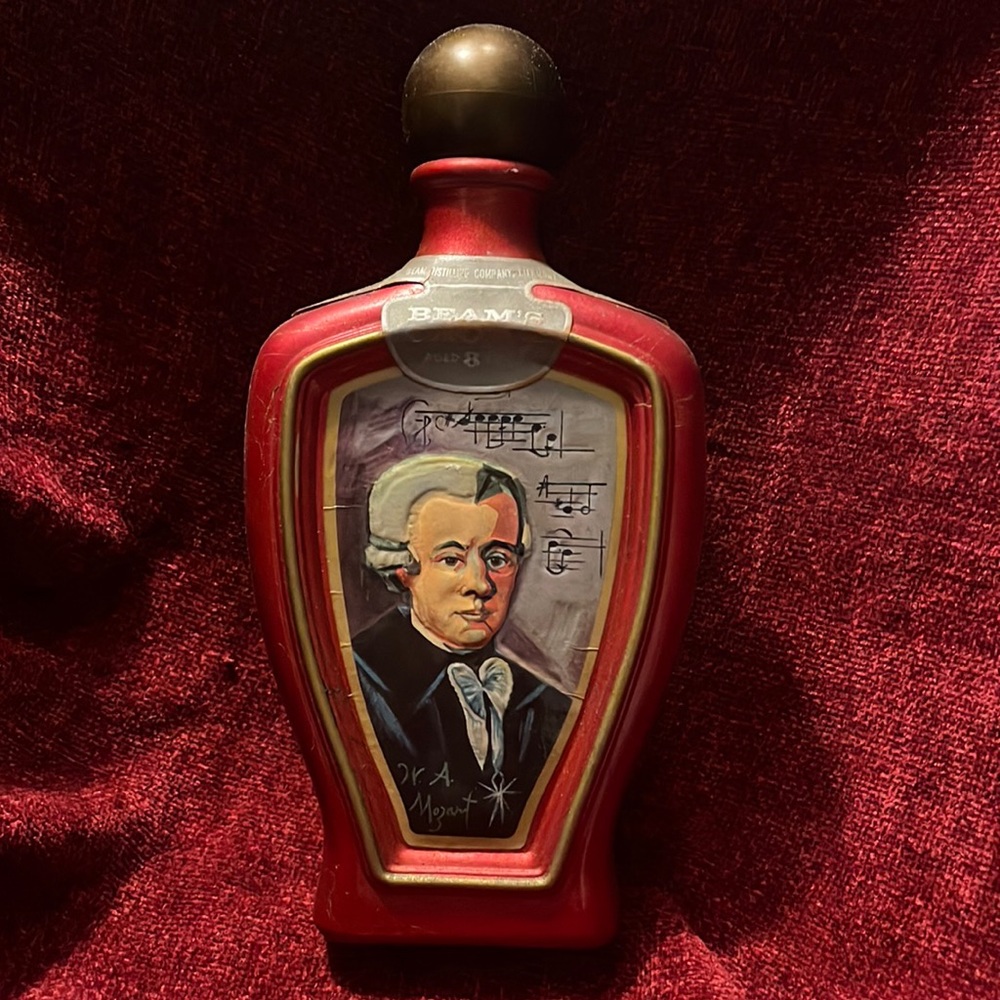Beam's Choice 8 Year Old Kentucky Bourbon Decanter 1970s / Wolfgang Amadeus